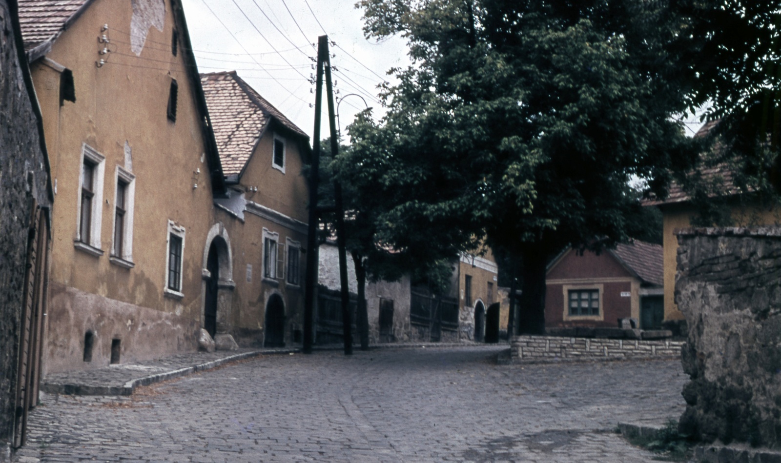 Hungary, Szentendre, Rab Ráby tér, balra Rab Ráby háza., 1969, Zsanda Zsolt, Vajszada Károly, colorful, street view, Fortepan #70126