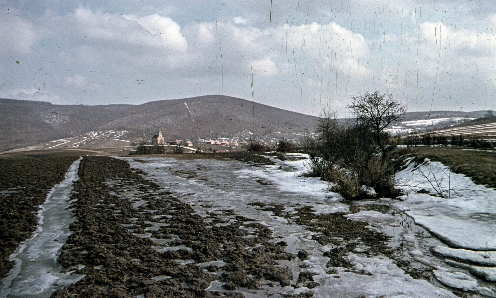 Hungary, Pilisszentlászló, a falu látképe délnyugat felől., 1969, Zsanda Zsolt, Vajszada Károly, colorful, Fortepan #70204