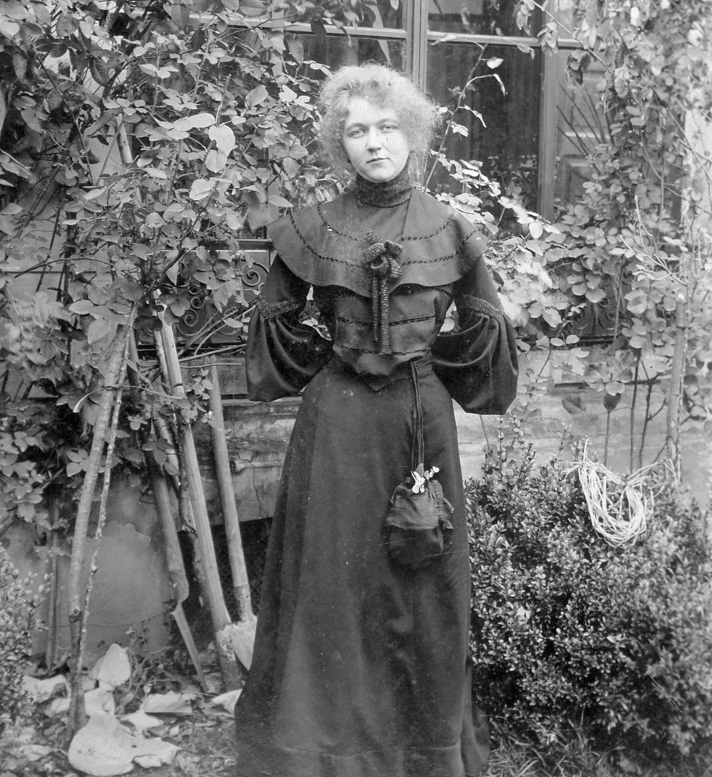 Magyarország, Jankó Abigél színésznő., 1904, Fortepan, portré, nő, szerszám, retikül, hölgy, Fortepan #7038