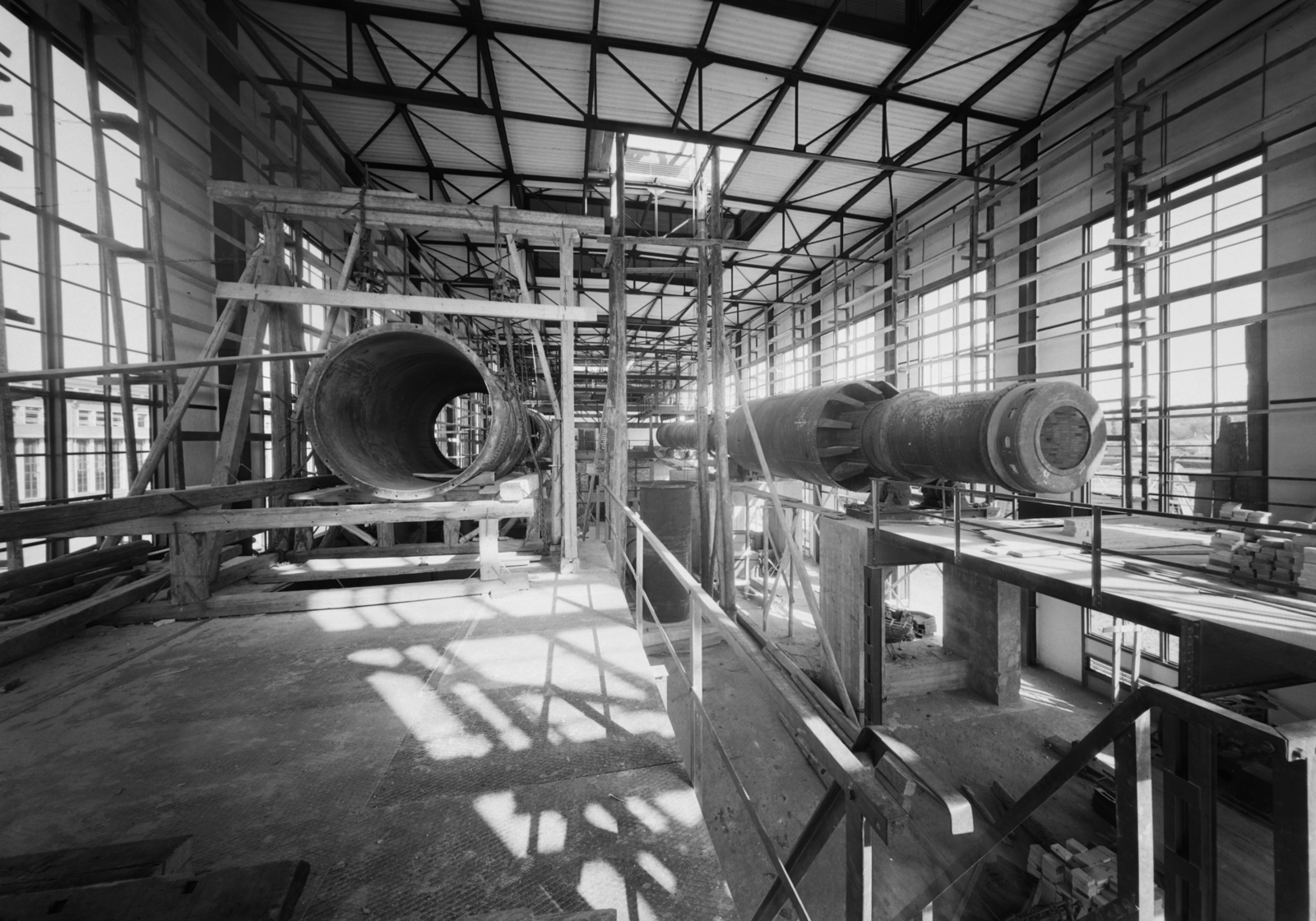 1940, Veszprém Megyei Levéltár/Kozelka Tivadar, Kozelka Tivadar, pipeline, factory, Fortepan #70527