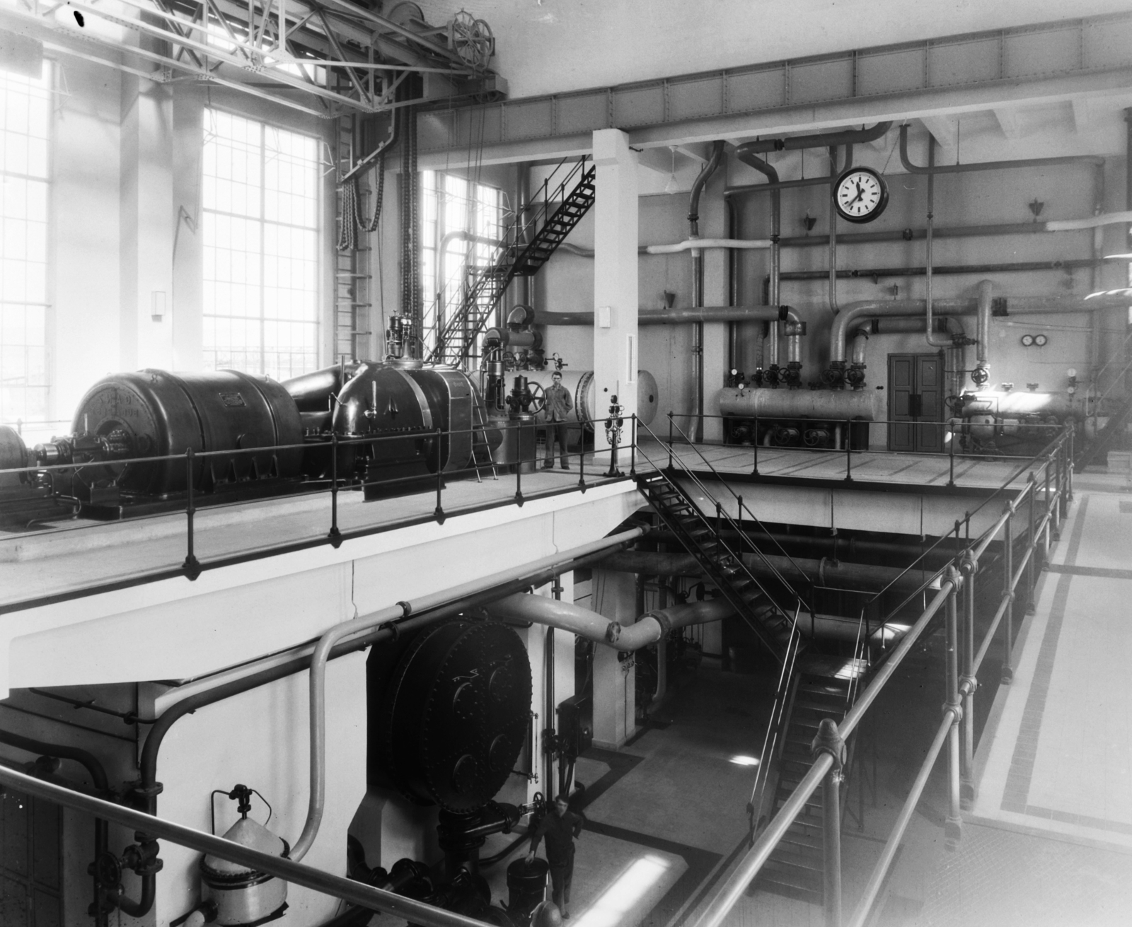 1940, Veszprém Megyei Levéltár/Kozelka Tivadar, Kozelka Tivadar, power station, electricity, generator, Fortepan #70540