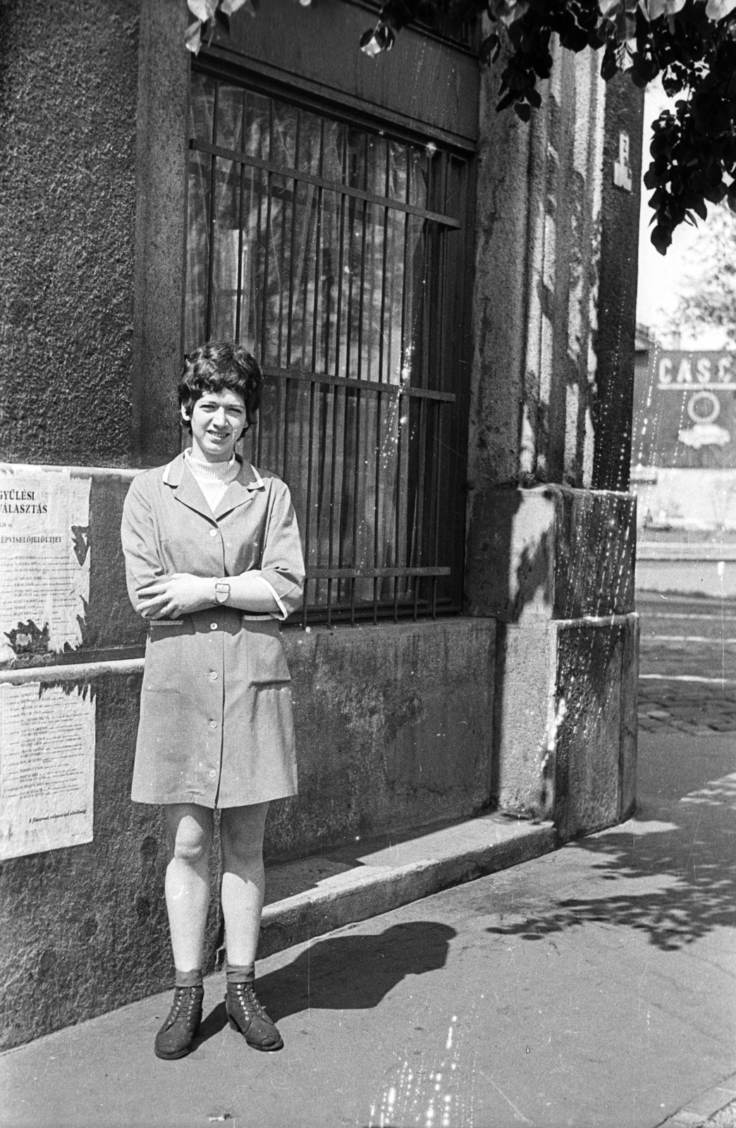 Hungary, Budapest VII., Százház utca - Dózsa György út sarok., 1968, Fortepan/Album055, Budapest, Fortepan #70629