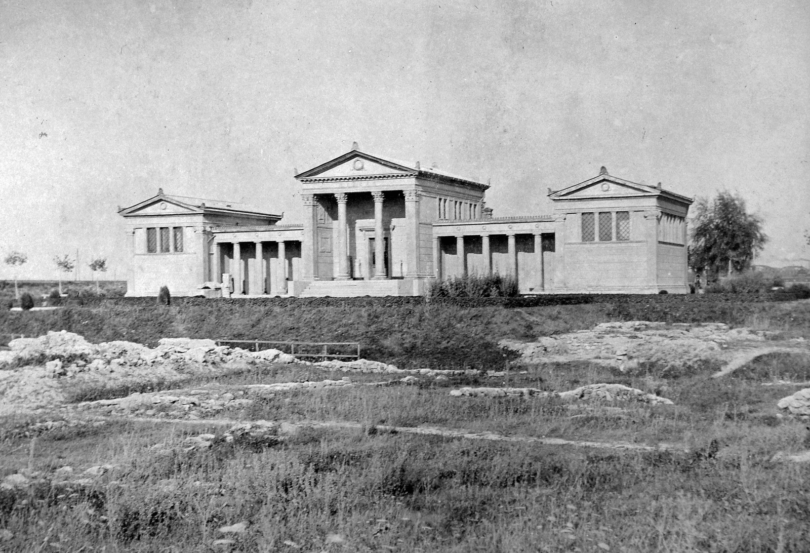 Magyarország, Aquincum, Budapest III., romkert és múzeum., 1920, Fortepan, múzeum, Budapest, neoklasszicizmus, Orczy Gyula-terv, Fortepan #7070
