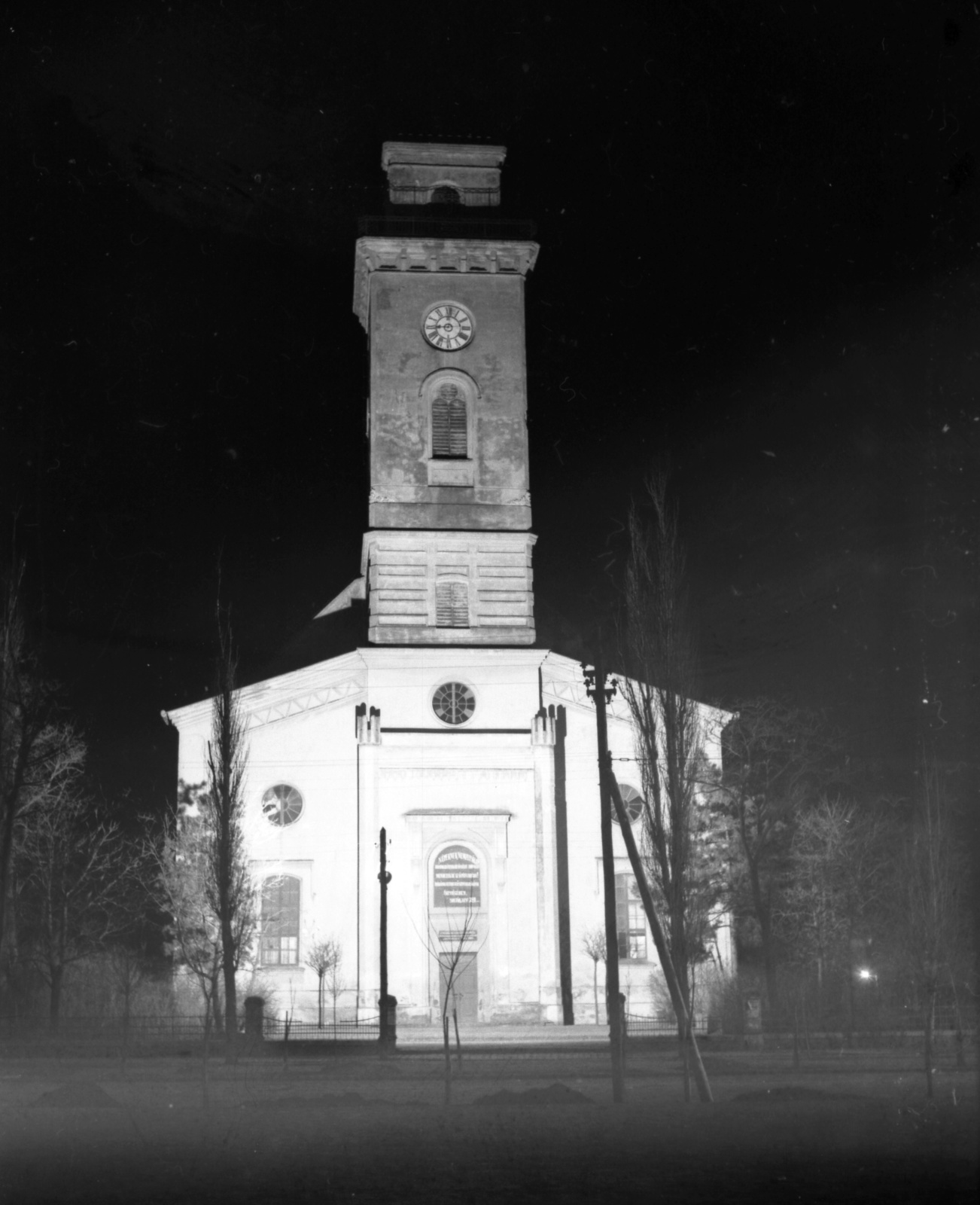 Hungary, Karcag, Kossuth Lajos tér, református nagytemplom., 1935, Lissák Tivadar, Károly Rabl-design, Fortepan #71079