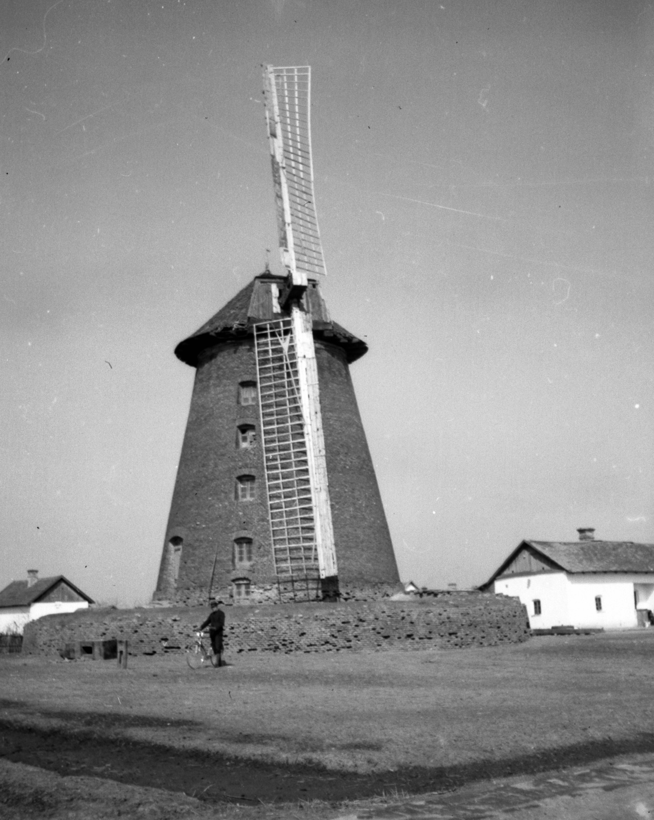 Magyarország, Karcag, szélmalom., 1935, Lissák Tivadar, szélmalom, Gál Ferenc-terv, Fortepan #71087