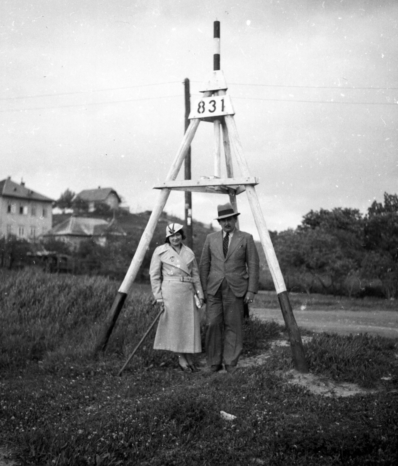 1935, Lissák Tivadar, triangulum point, Fortepan #71091
