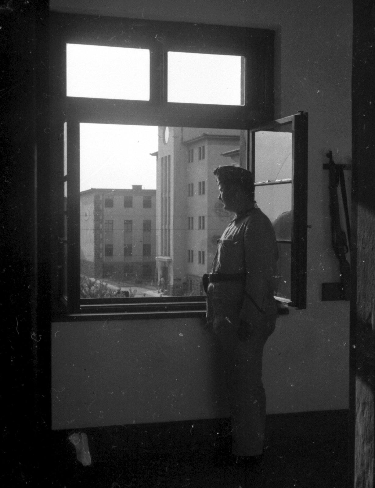 Hungary, Szentendre, Dózsa György út, Görgey Artúr laktanya., 1936, Lissák Tivadar, Fortepan #71131