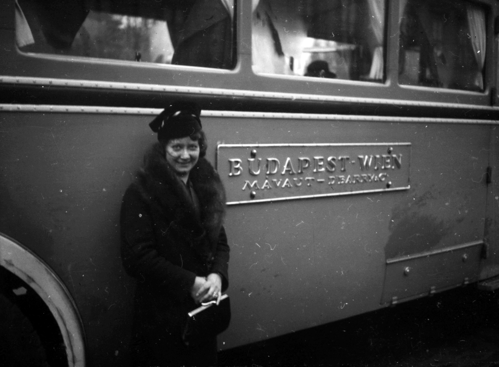 1936, Lissák Tivadar, bus, MÁVAUT-organisation, destination sign, Fortepan #71136
