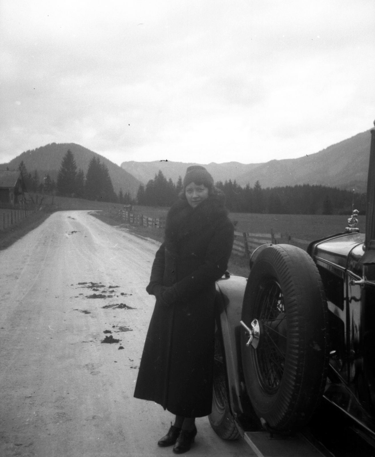Austria, Sankt Sebastianból az Erlaufsee felé vezető út., 1936, Lissák Tivadar, Fortepan #71148