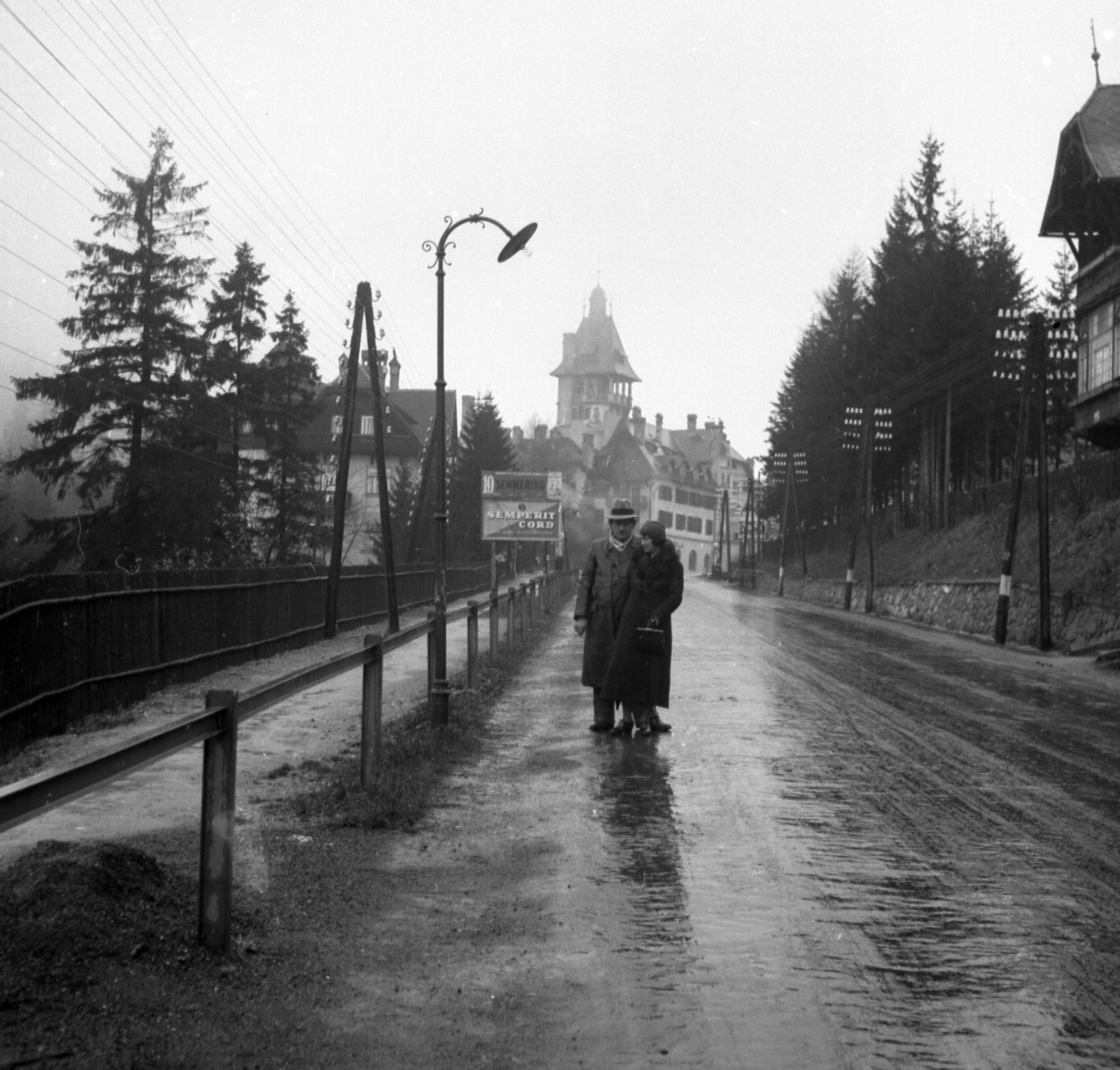 Ausztria, Semmering, szemben a Hotel Erzherzog Johann., 1936, Lissák Tivadar, Fortepan #71161