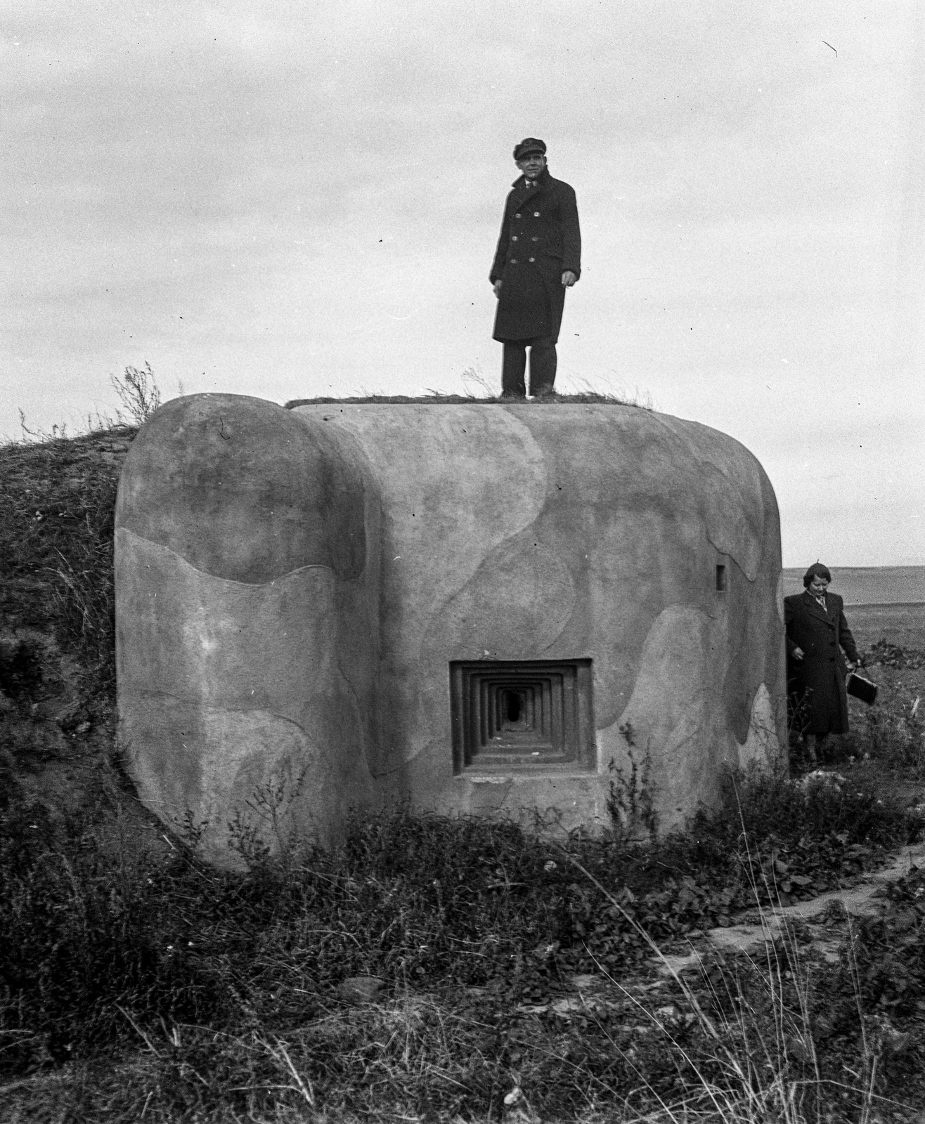 Szlovákia, elfoglalt csehszlovák kiserőd Kassa közelében., 1939, Lissák Tivadar, bunker, terepminta, Fortepan #71244