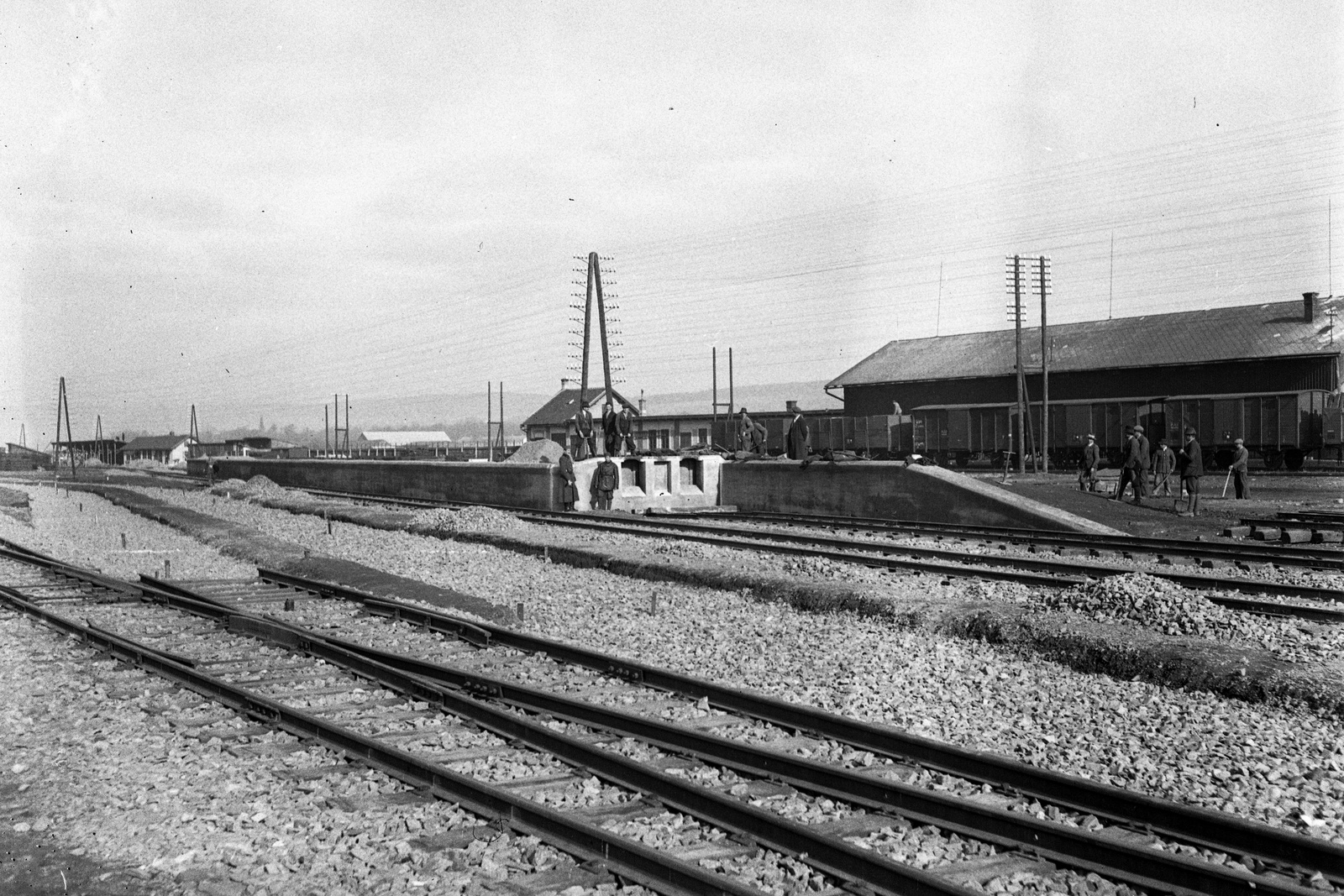 1939, Lissák Tivadar, railway, train station, ramp, Fortepan #71300