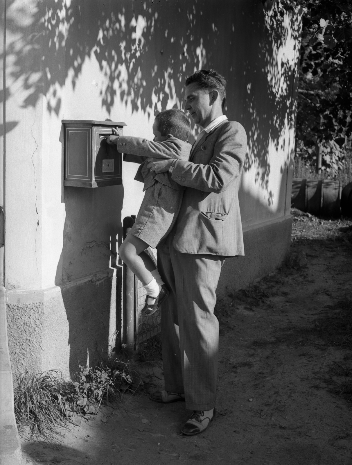 1940, Lissák Tivadar, letter box, Fortepan #71411