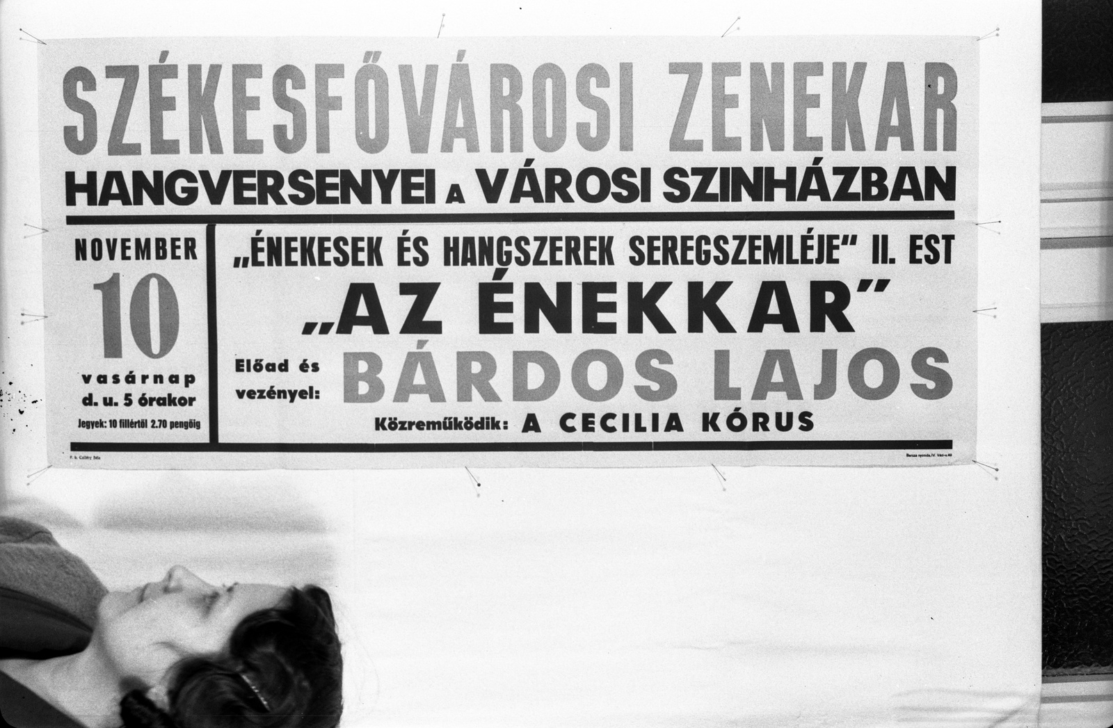 Hungary, Budapest, a Székesfővárosi Zenekar hangversenyét hírdető plakát., 1942, Lissák Tivadar, poster, Fortepan #71920