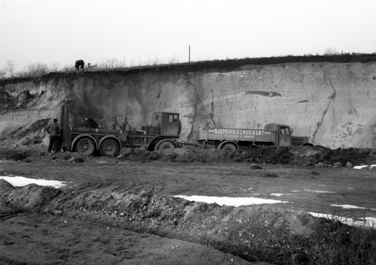 1943, Lissák Tivadar, német gyártmány, felirat, teherautó, Krupp-márka, Siemens-Schuckert, Fortepan #72057