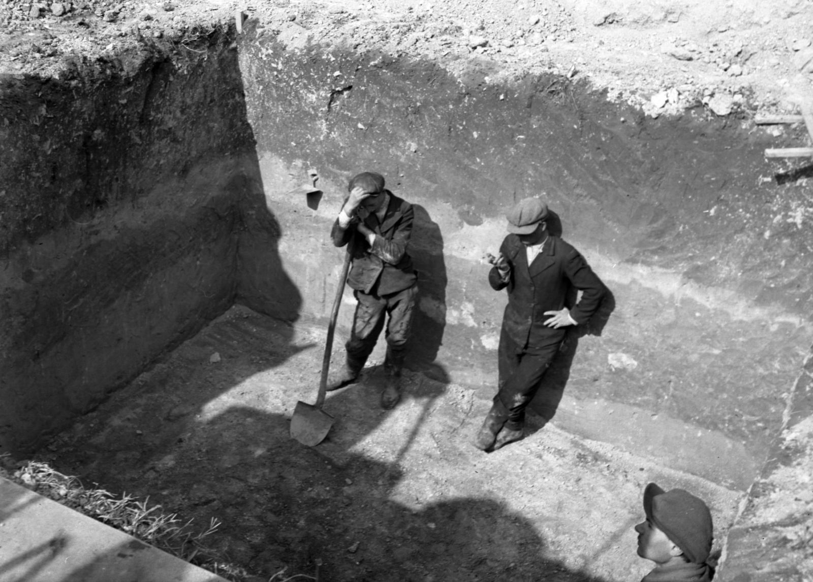 Magyarország, 1943, Lissák Tivadar, építkezés, Fortepan #72060