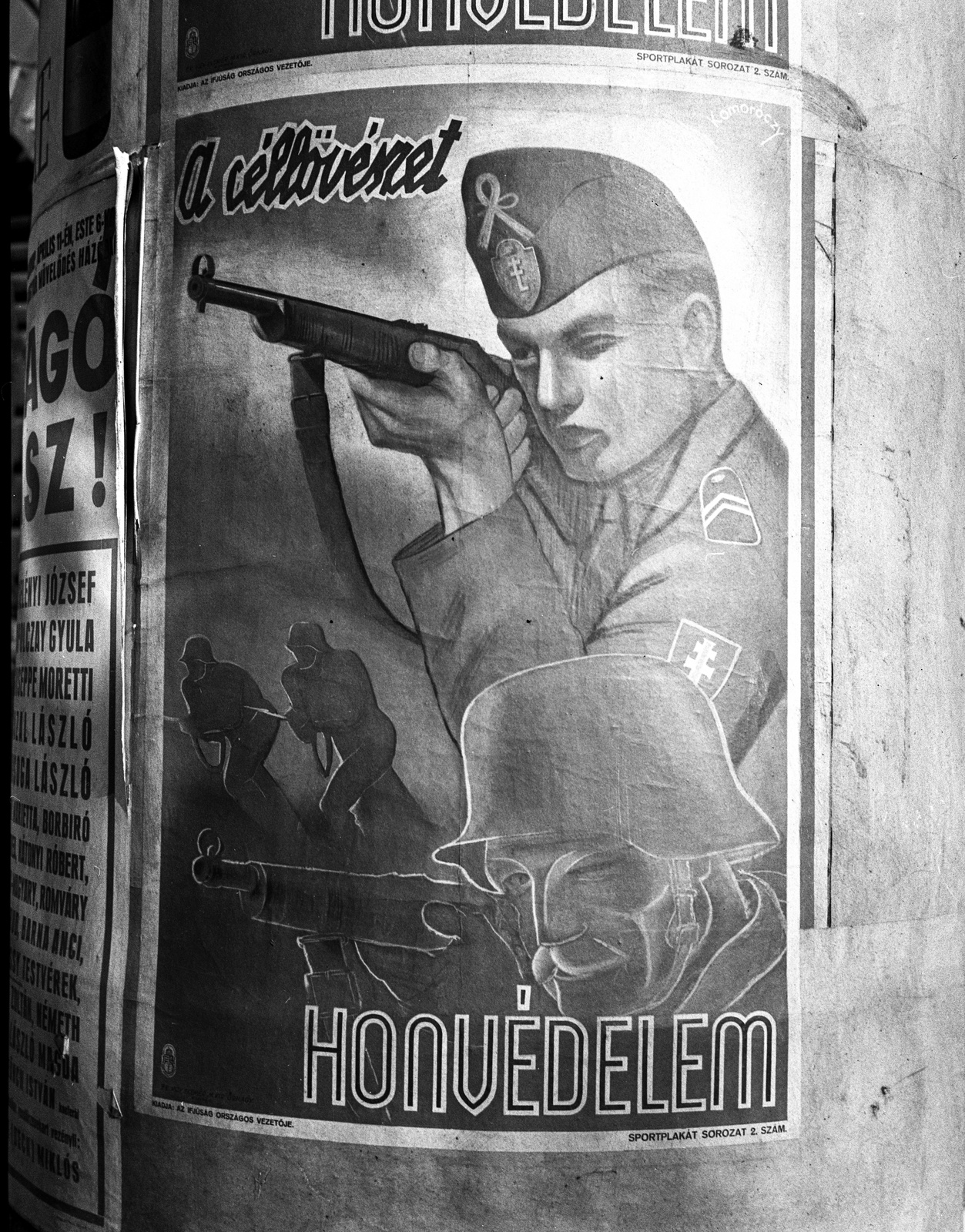 1943, Lissák Tivadar, plakát, Komoróczy-grafika, Fortepan #72069