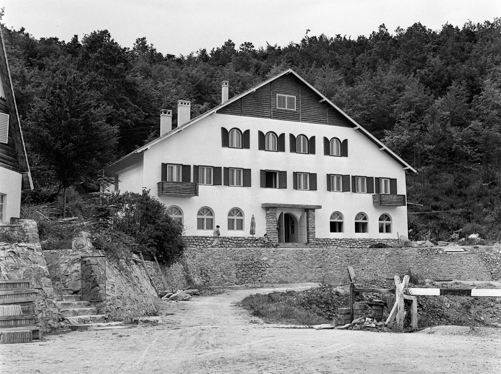 Hungary, Jósvafő, Tengerszem szálló., 1943, Lissák Tivadar, hotel, Fortepan #72200