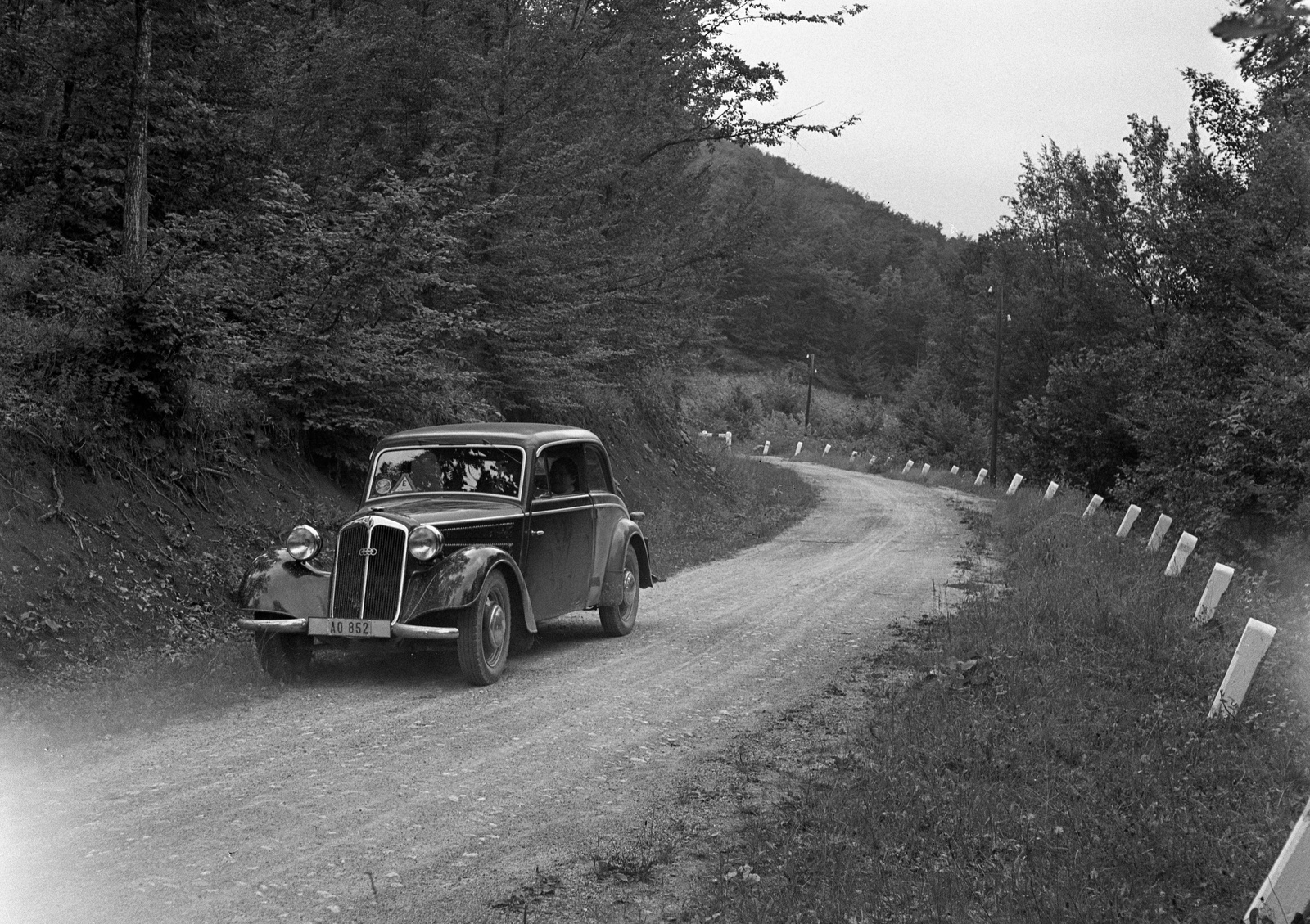 1943, Lissák Tivadar, Gerrman brand, DKW-brand, automobile, number plate, Fortepan #72205