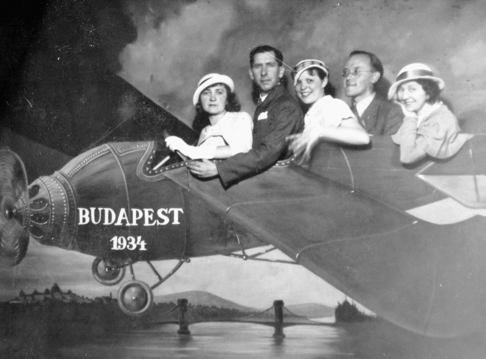 1934, Fortepan, airplane, tourism, Fortepan #7227
