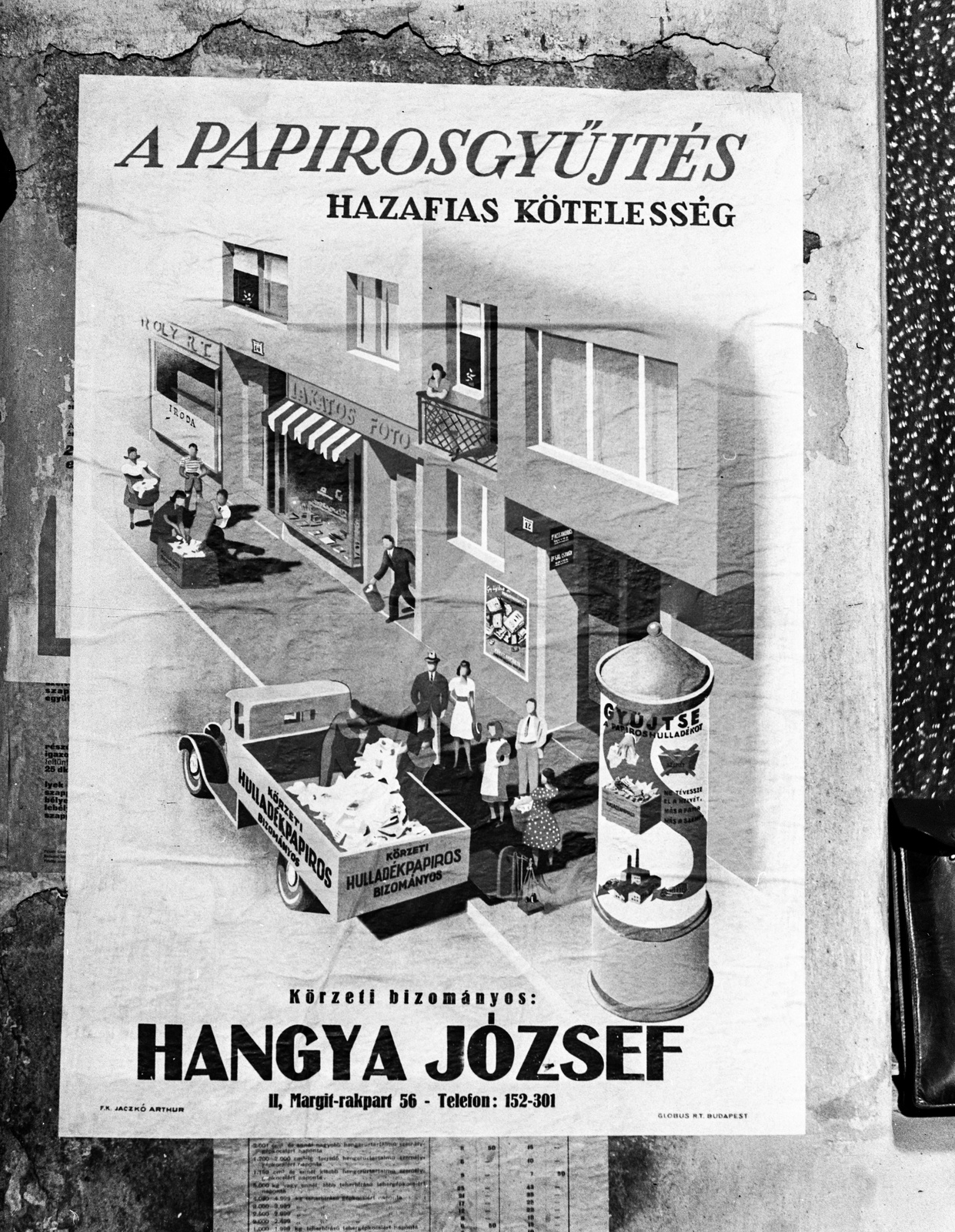 1943, Lissák Tivadar, poster, Fortepan #72555