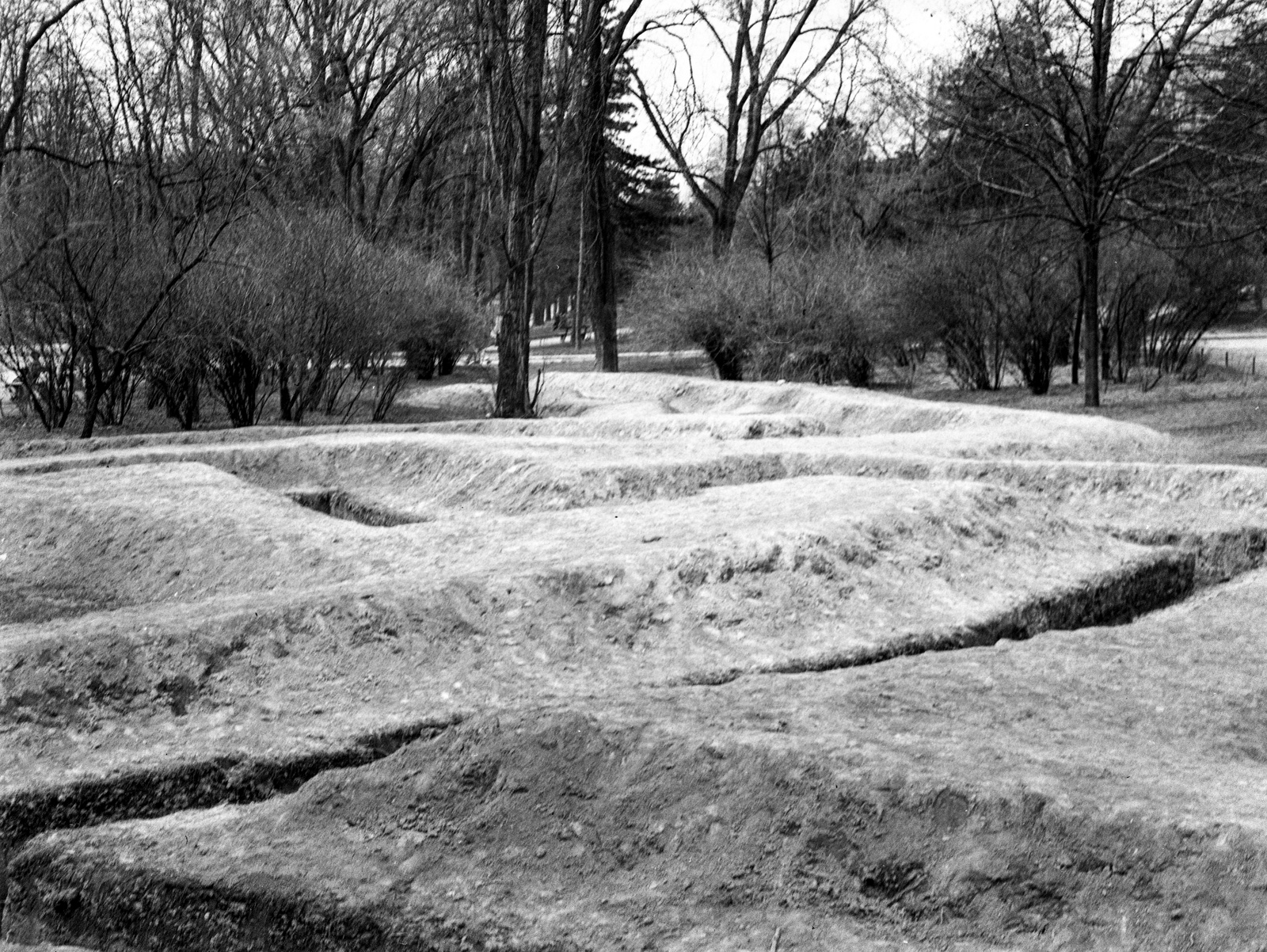 Hungary, Városmajor, Budapest XII., árokóvóhely., 1944, Lissák Tivadar, bombing, air-rad shelter, Budapest, pit, Fortepan #72682