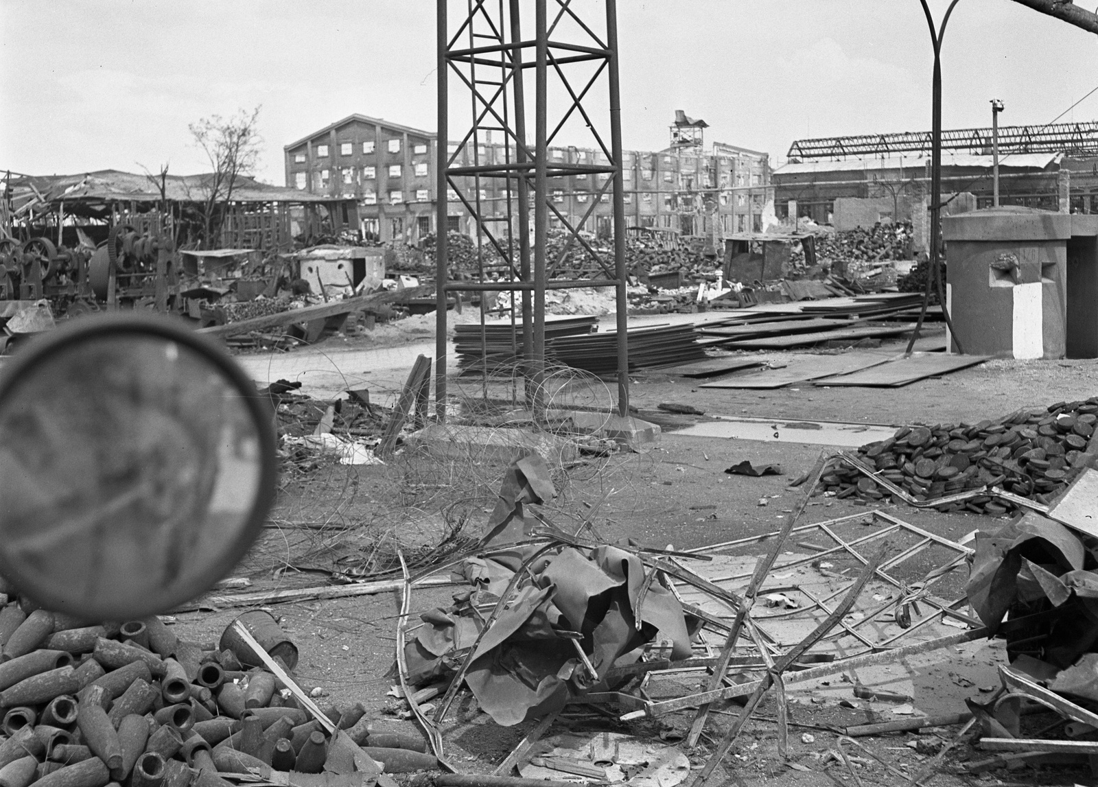 1944, Lissák Tivadar, war damage, bombing, ruins, damaged building, Fortepan #72828