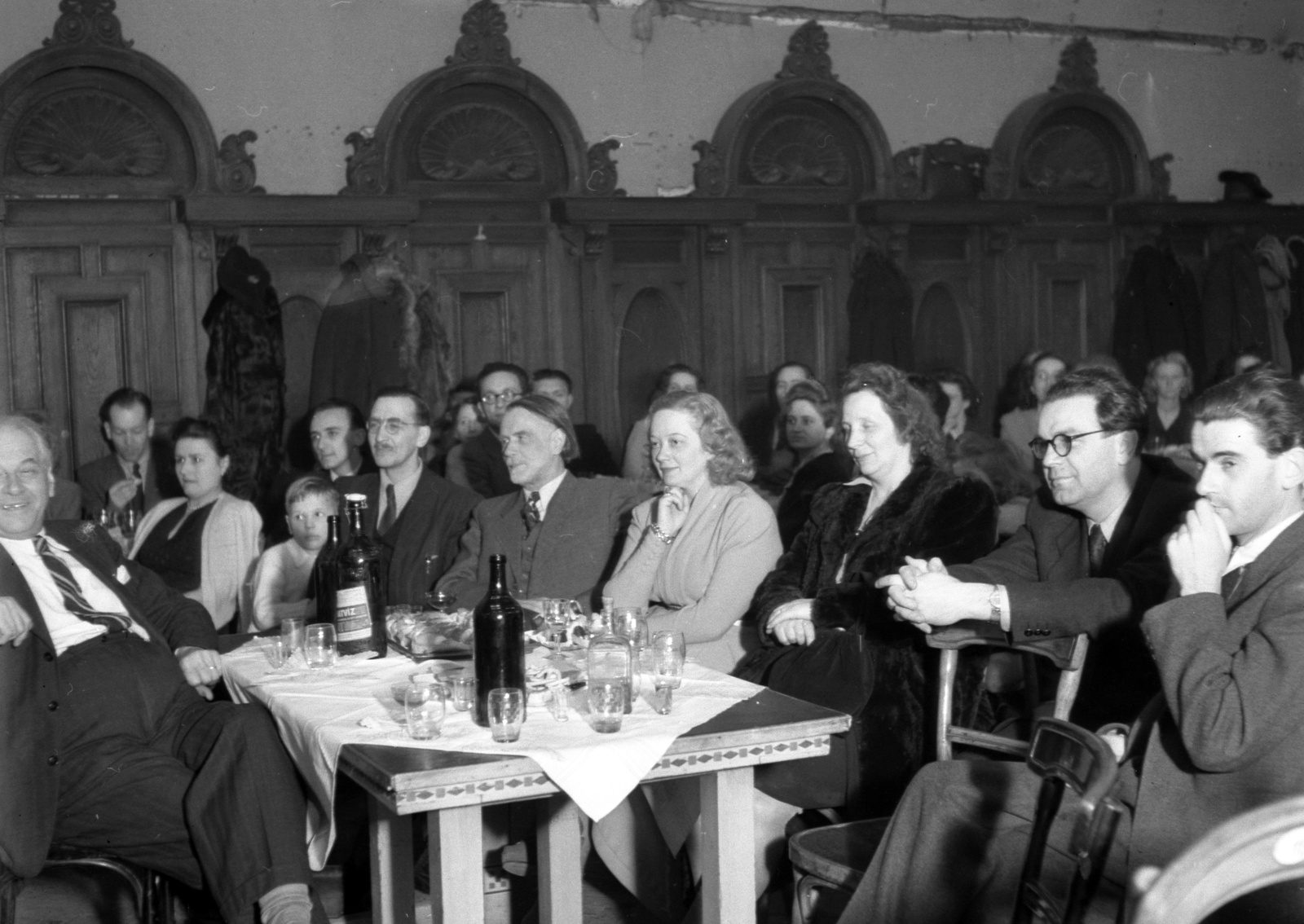 Magyarország, középen Kodály Zoltán., 1946, Lissák Tivadar, híres ember, csatosüveg, Budapest, Fortepan #73041