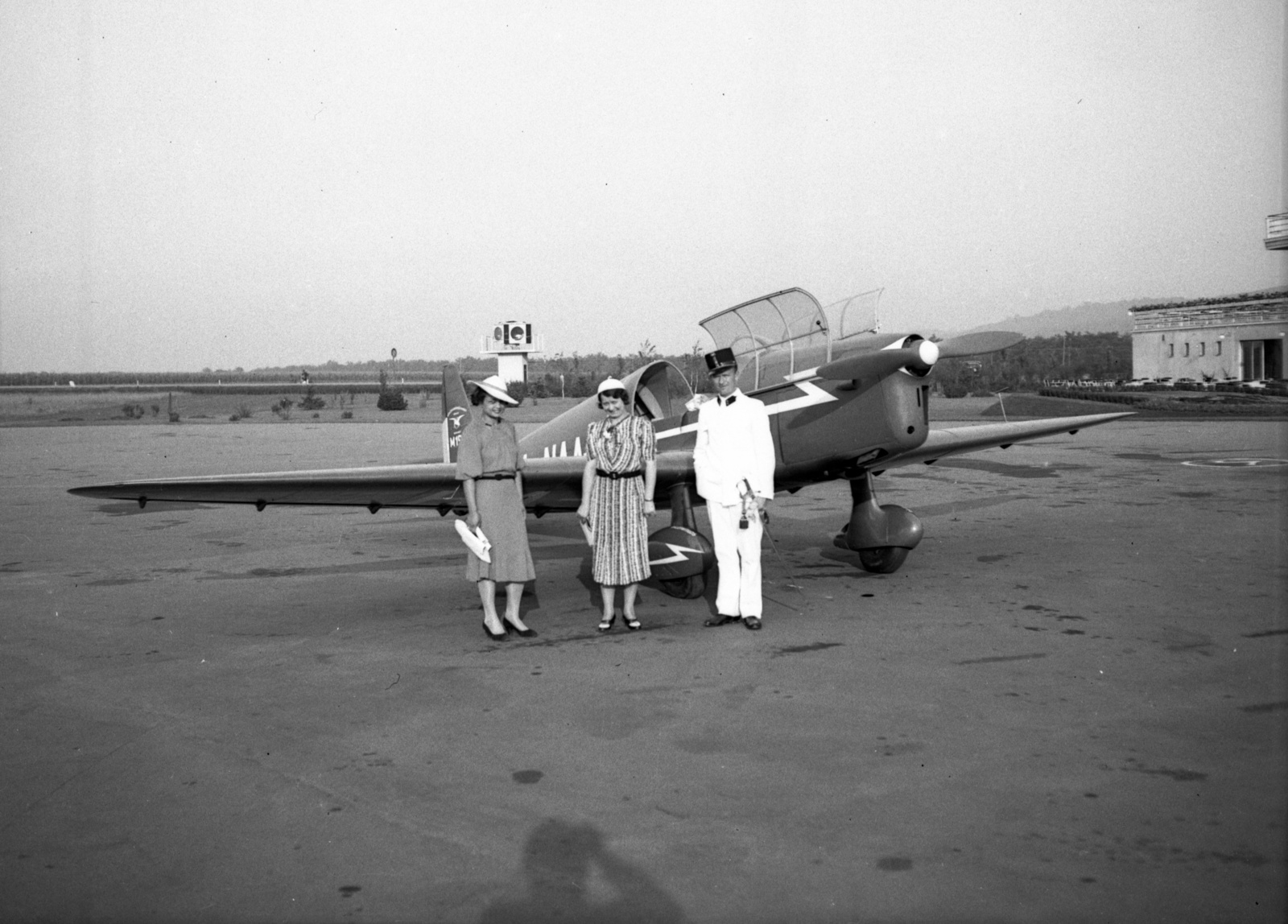 Hungary, Budaörs Airport, Budapest XI., Rubik M-19 túrarepülőgép., 1939, Lissák Tivadar, Hungarian brand, airplane, airport, Budapest, Fortepan #73213