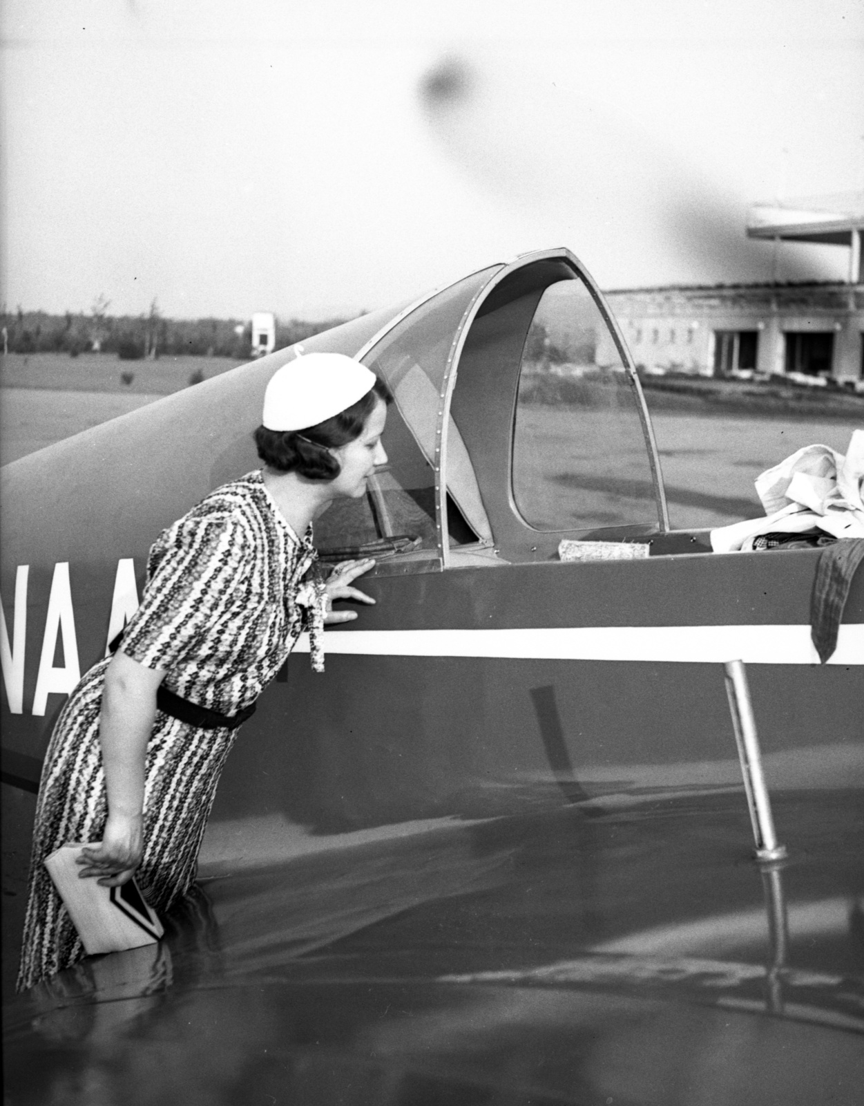 Hungary, Budaörs Airport, Budapest XI., Rubik M-19 túrarepülőgép., 1939, Lissák Tivadar, Hungarian brand, airplane, airport, Budapest, Fortepan #73214