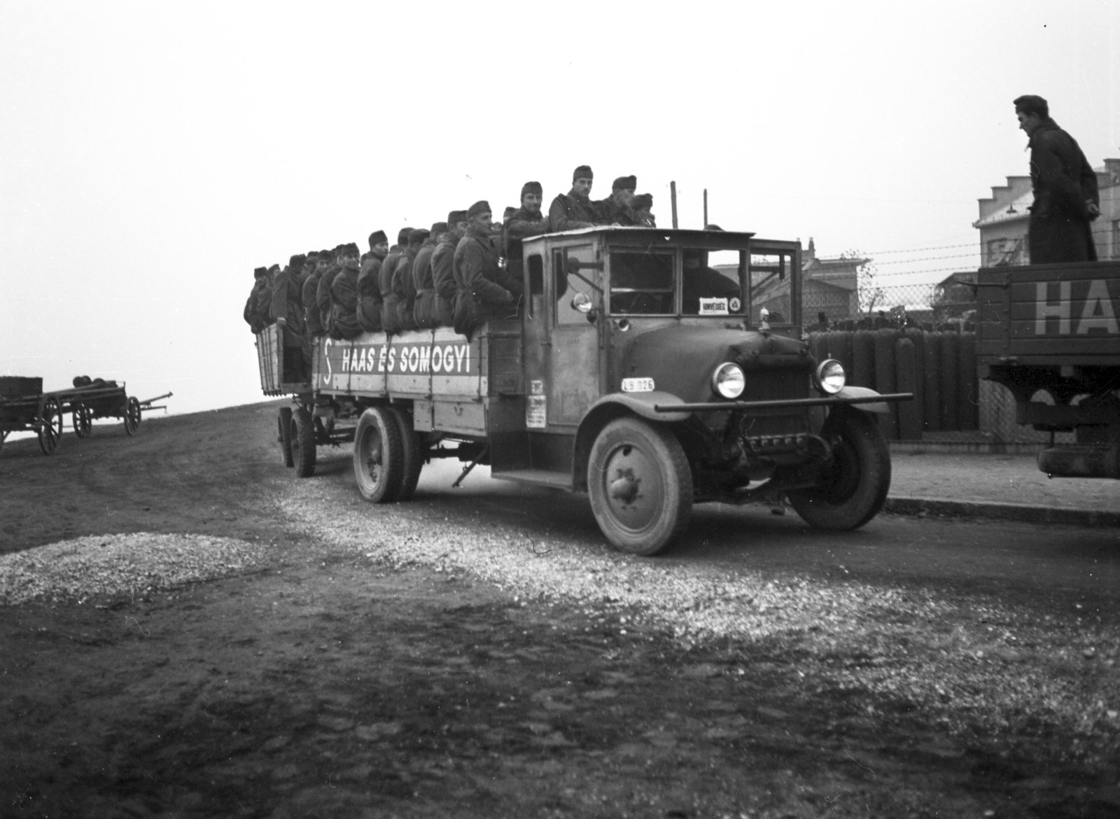 1939, Lissák Tivadar, Belgian brand, Minerva-brand, chariot, commercial vehicle, trailer, Fortepan #73218