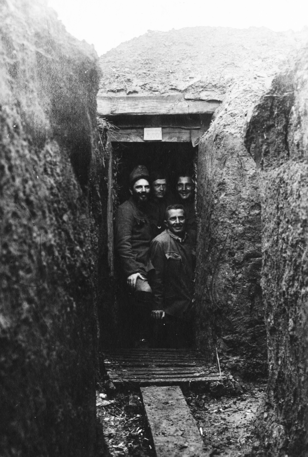 1915, Babarczy Eszter, First World War, trench, Fortepan #73344