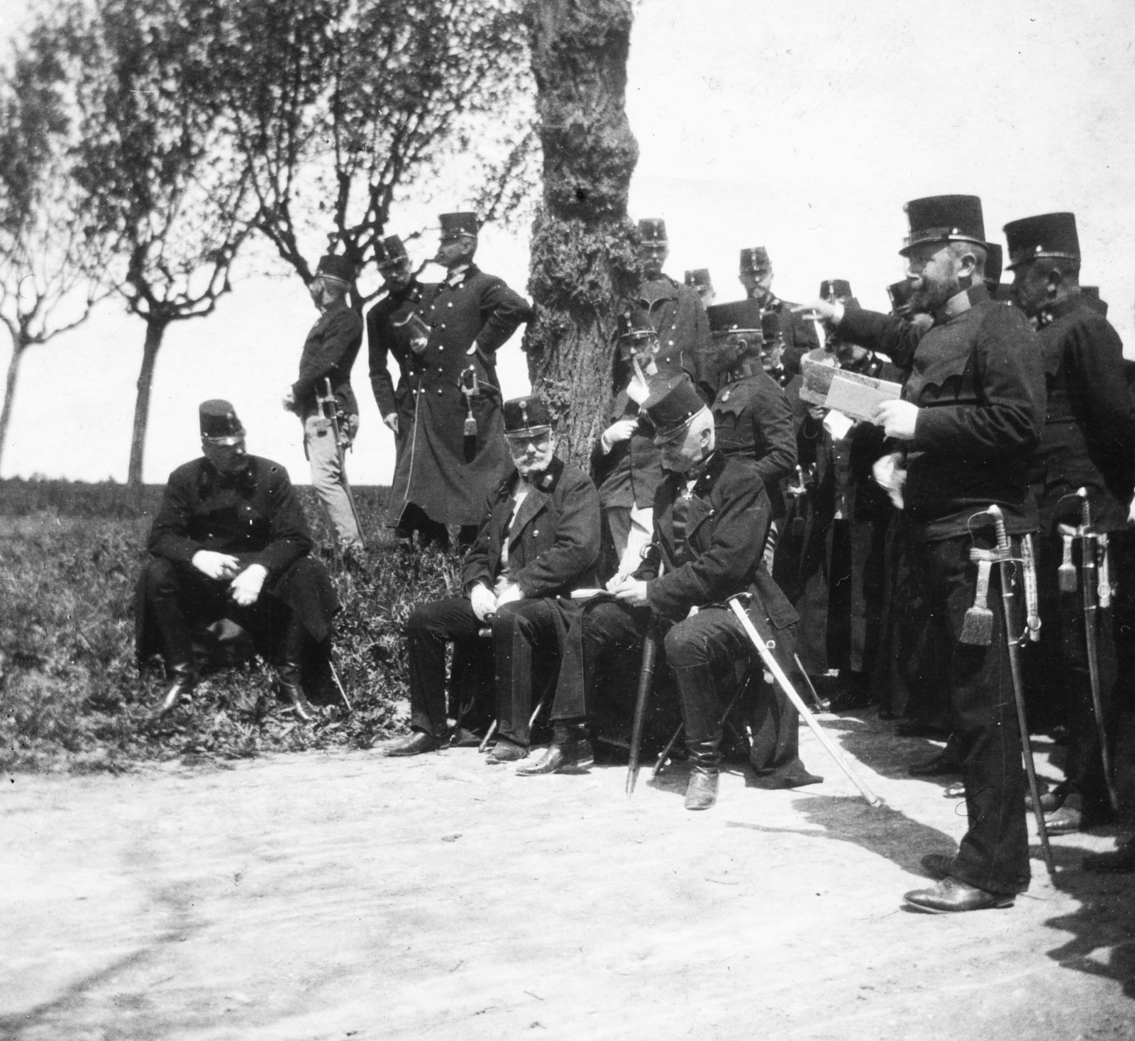 1916, Schwertner Ágnes, moustache, weapon, soldier, sword, Fortepan #73431