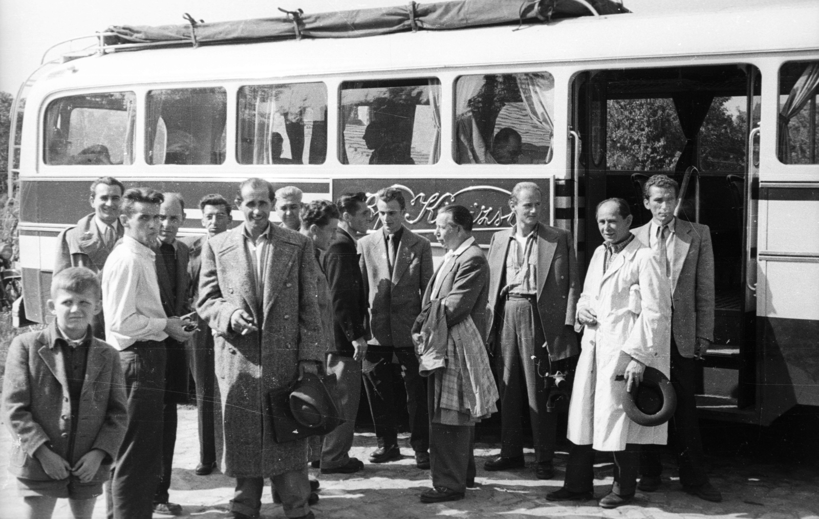 1956, Pálfi Balázs, bus, Fortepan #73514