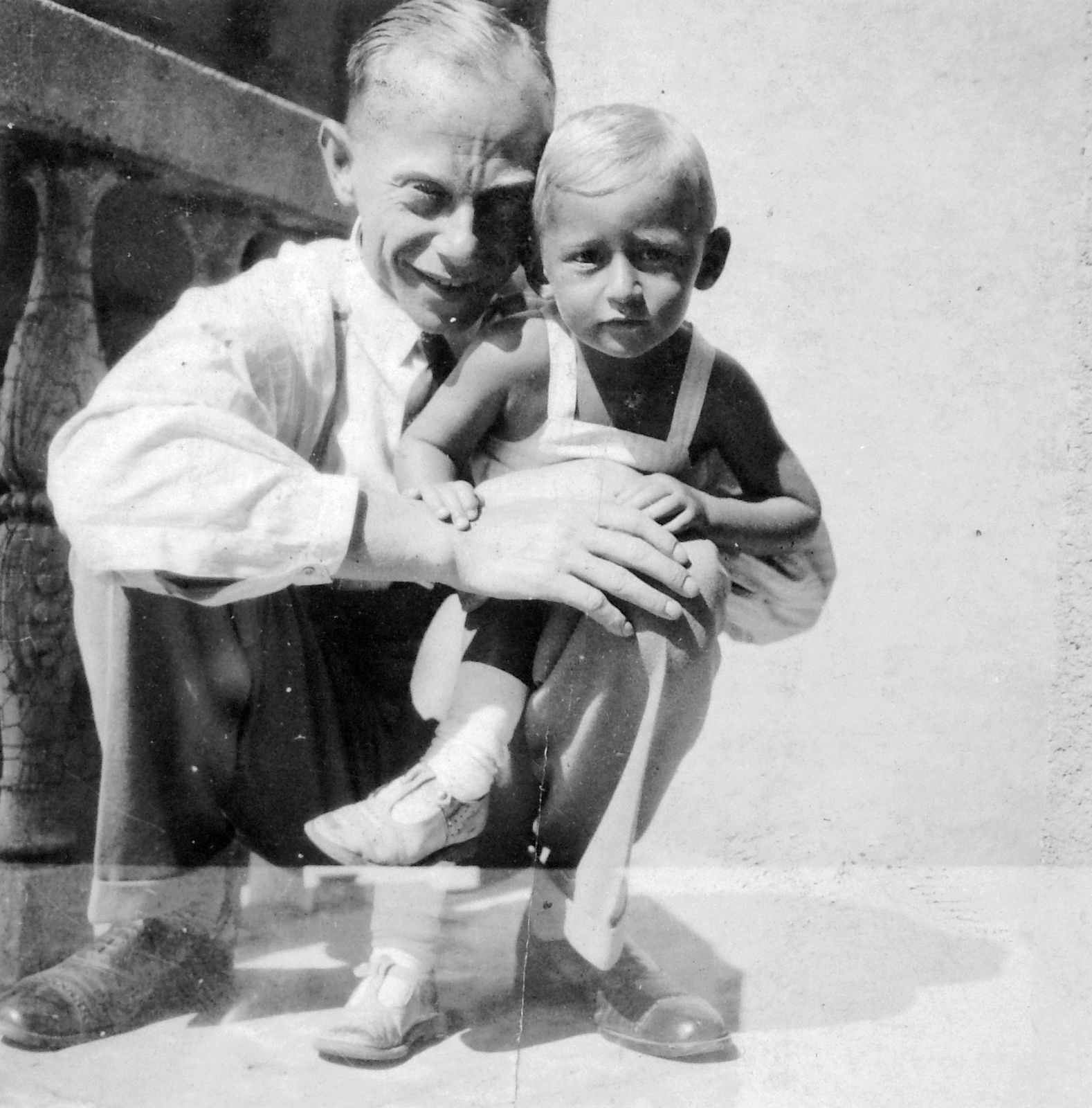 1939, Fortepan, fatherhood, kid, squatting, Fortepan #7355