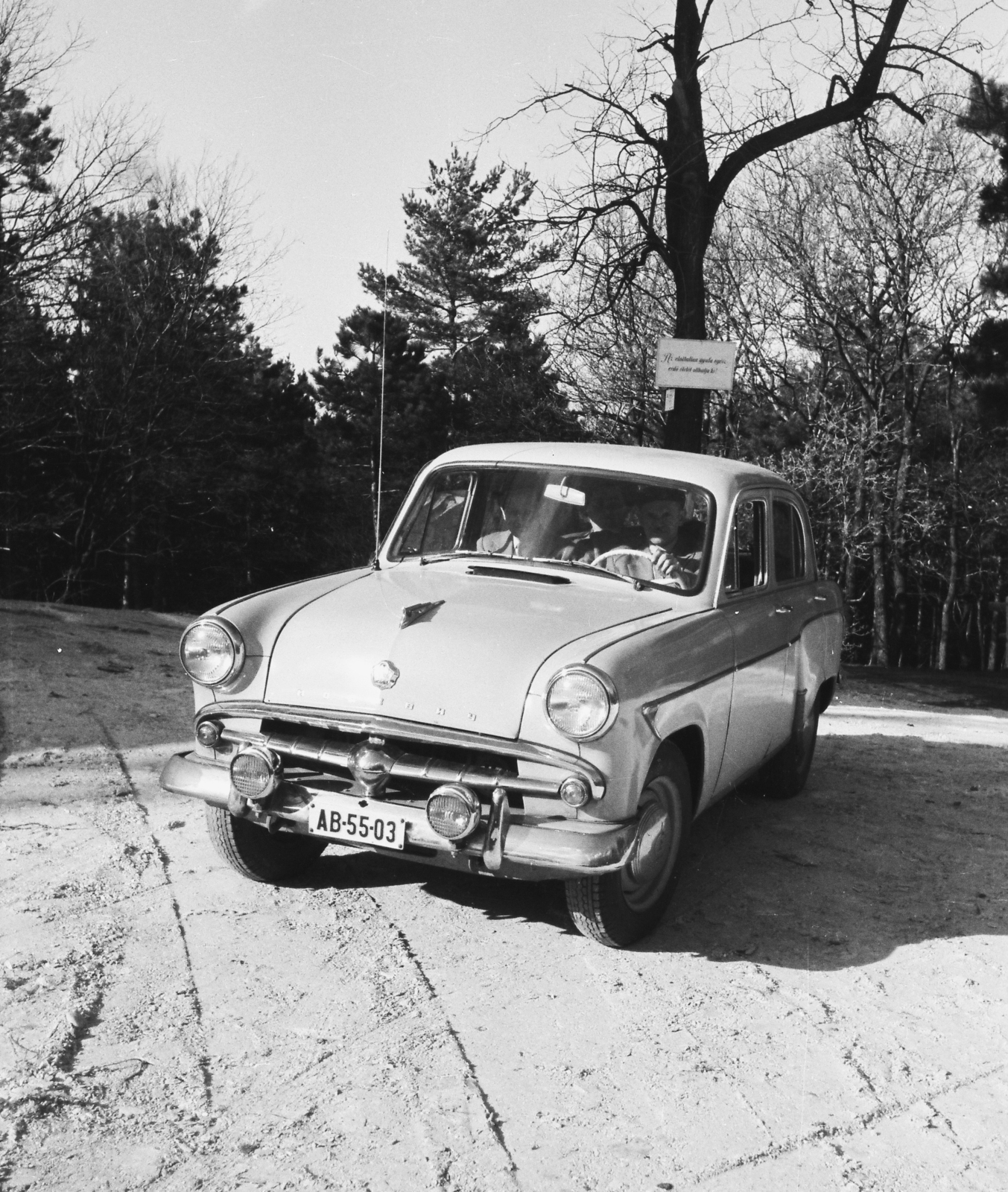 1963, Márton Gábor, Soviet brand, Moskvitch-brand, automobile, number plate, Fortepan #73626