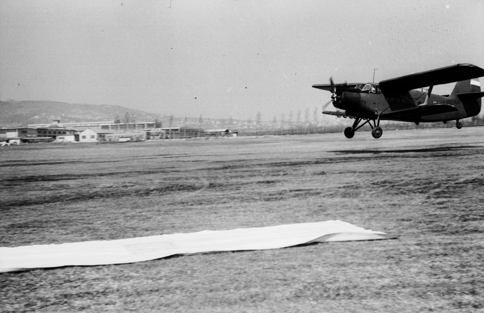 Hungary, Budaörs Airport, Budapest XI., 1963, MHSZ, Soviet brand, airplane, airport, Antonov-brand, Budapest, Fortepan #73728