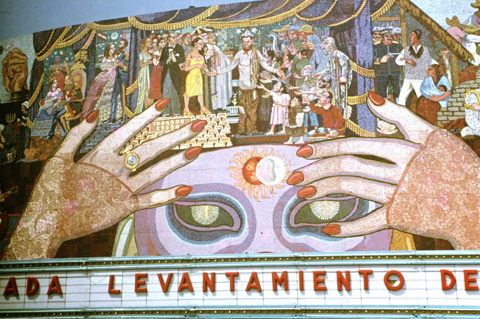 Mexico, Mexico City, Teatro de los Insurgentes, az olimpiai súlyemelőversenyek helyszíne., 1968, Romák Éva, colorful, Fortepan #73842