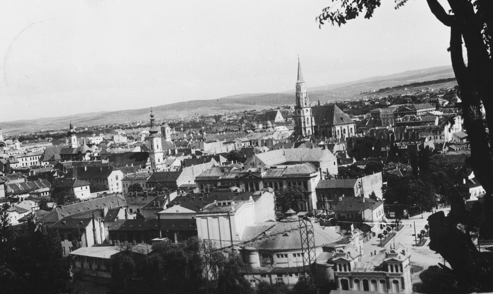 Romania,Transylvania, Cluj-Napoca, látkép a Fellegvárból., 1941, Romák Éva, picture, Fortepan #73884