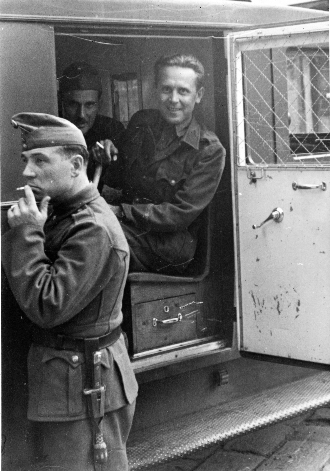 1942, Fortepan, smoking, second World War, soldier, bayonet, Hungarian soldier, Fortepan #73907