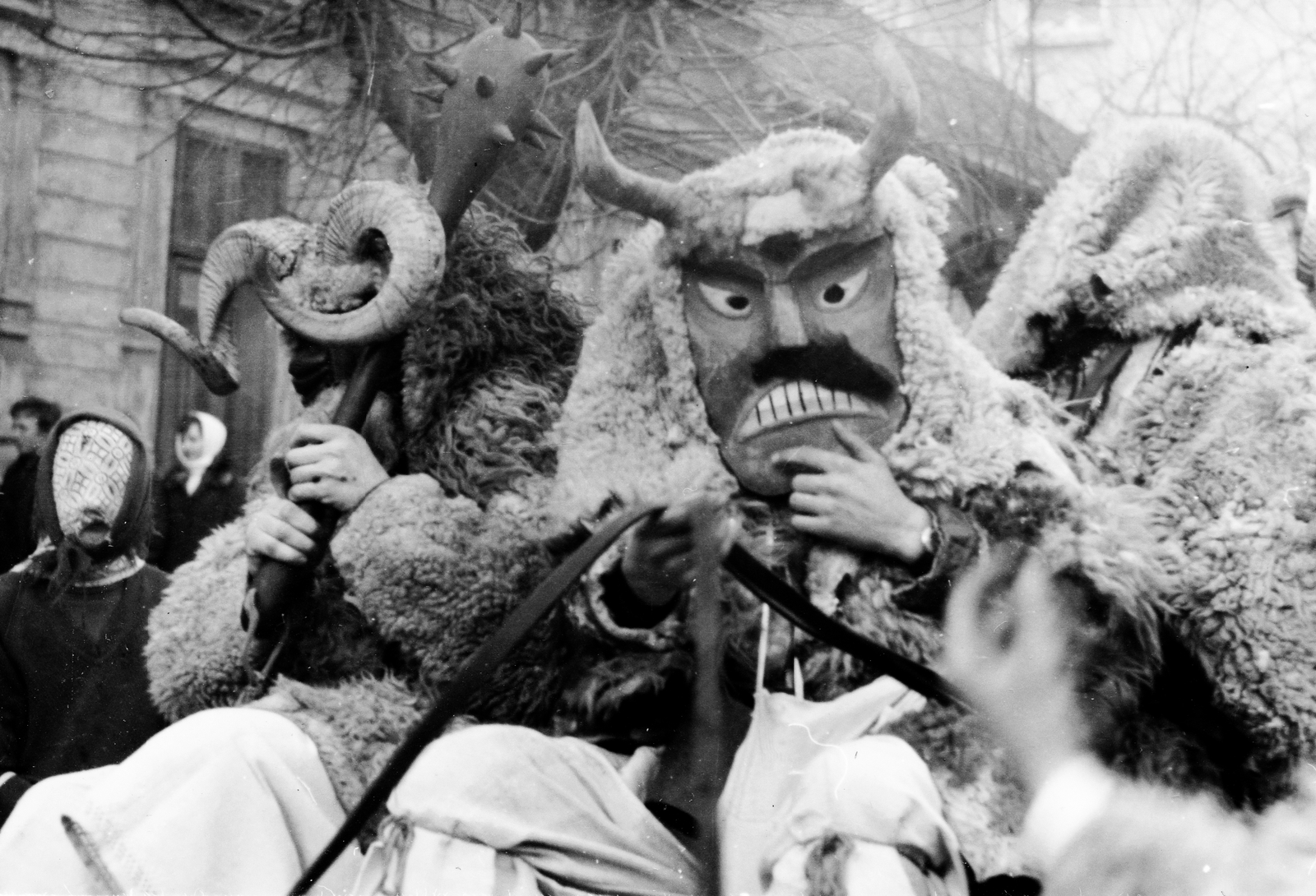 Hungary, Mohács, busójárás idején., 1970, Fortepan, Fortepan #73917