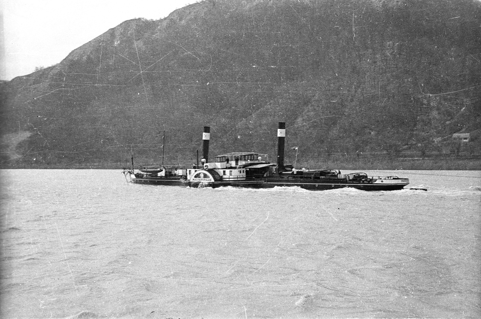 1962, Drobni Nándor, Droppa Kálmán, ship, steamboat, Magyarország/Deutschland/D X ship, Fortepan #73984