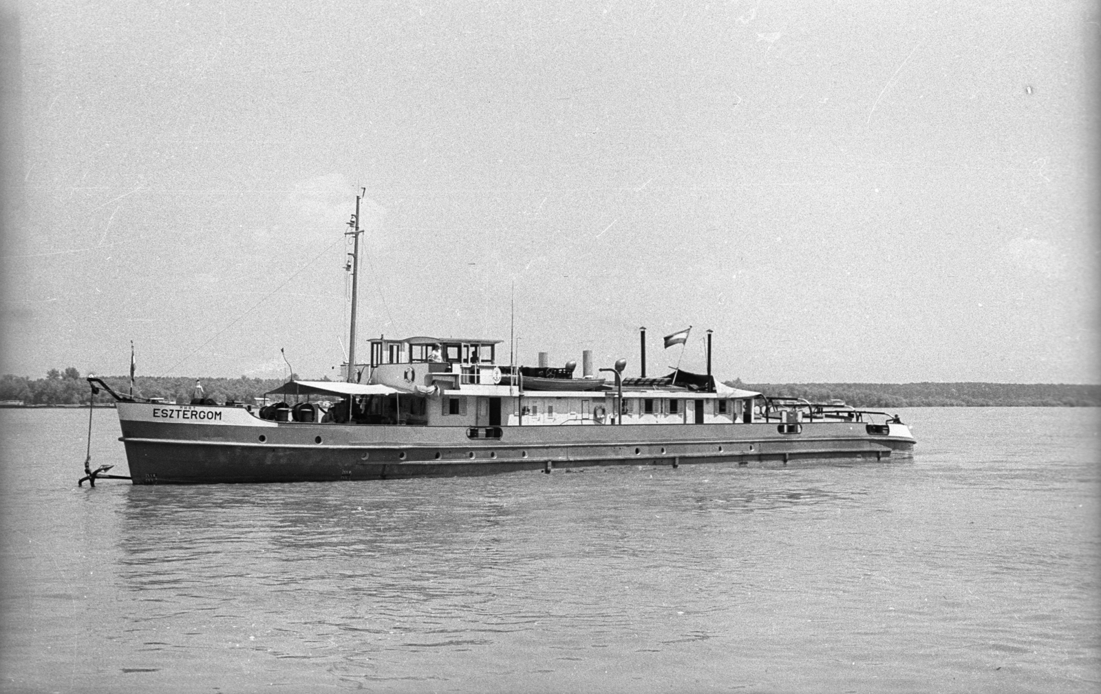 1962, Drobni Nándor, Droppa Kálmán, ship, Esztergom/S. III. ship, Fortepan #73992