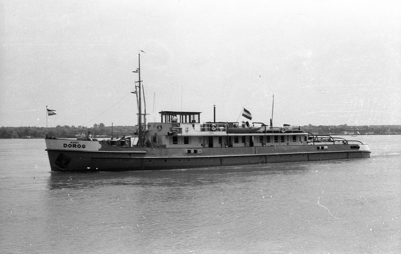 1962, Drobni Nándor, Droppa Kálmán, ship, Dorog ship, Fortepan #73999