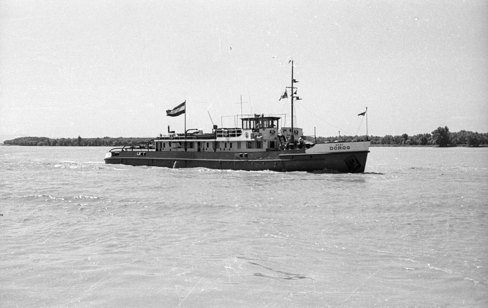 1962, Drobni Nándor, Droppa Kálmán, ship, Dorog ship, Fortepan #74002