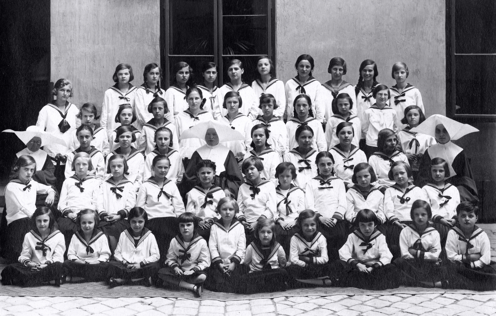 1926, Mátyásfalvi János, class photo, nun, Fortepan #74013