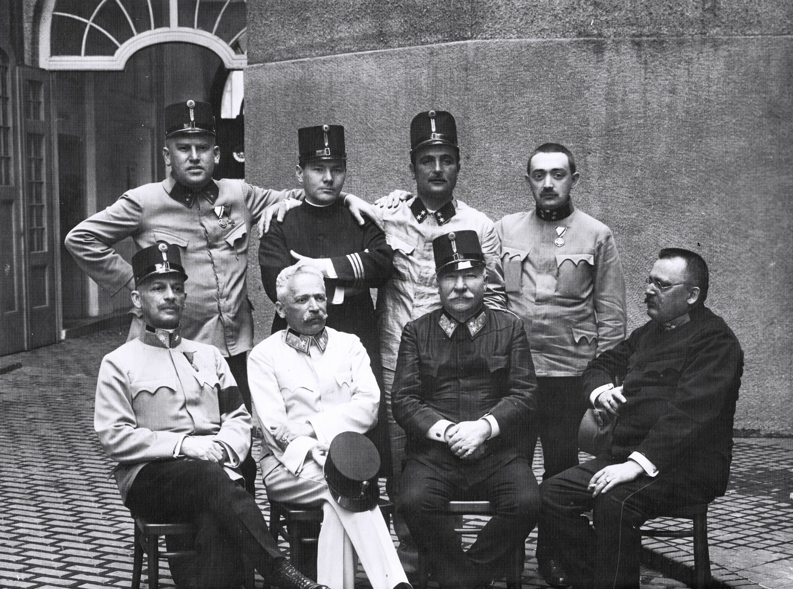 Hungary, Budapest XII., Királyhágó utca, Budai Helyőrségi Kórház., 1916, Semmelweis Egyetem Levéltára, tableau, soldier, medal, Budapest, Fortepan #74439