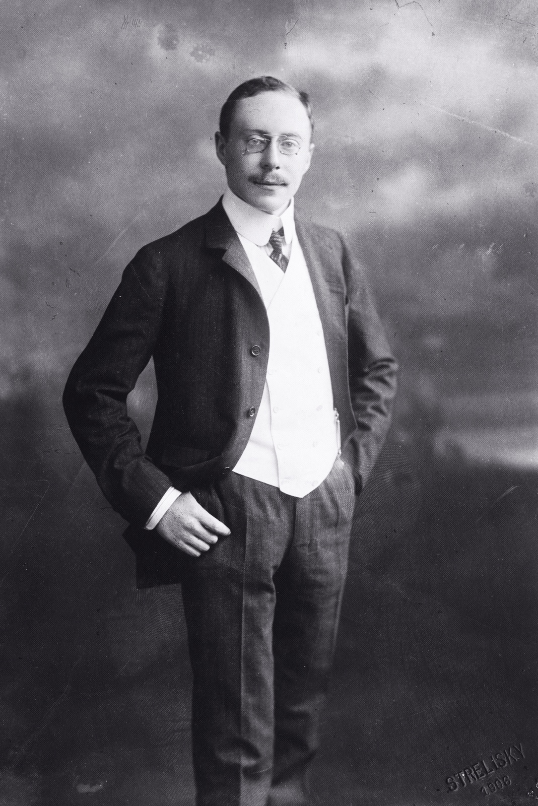 Romania, Eugen Ioan Mironescu orvos, a bőrgyógyászat professzora, Ioan I. Mironescu irodalmi álnéven író., 1906, Semmelweis Egyetem Levéltára, portrait, Fortepan #74456
