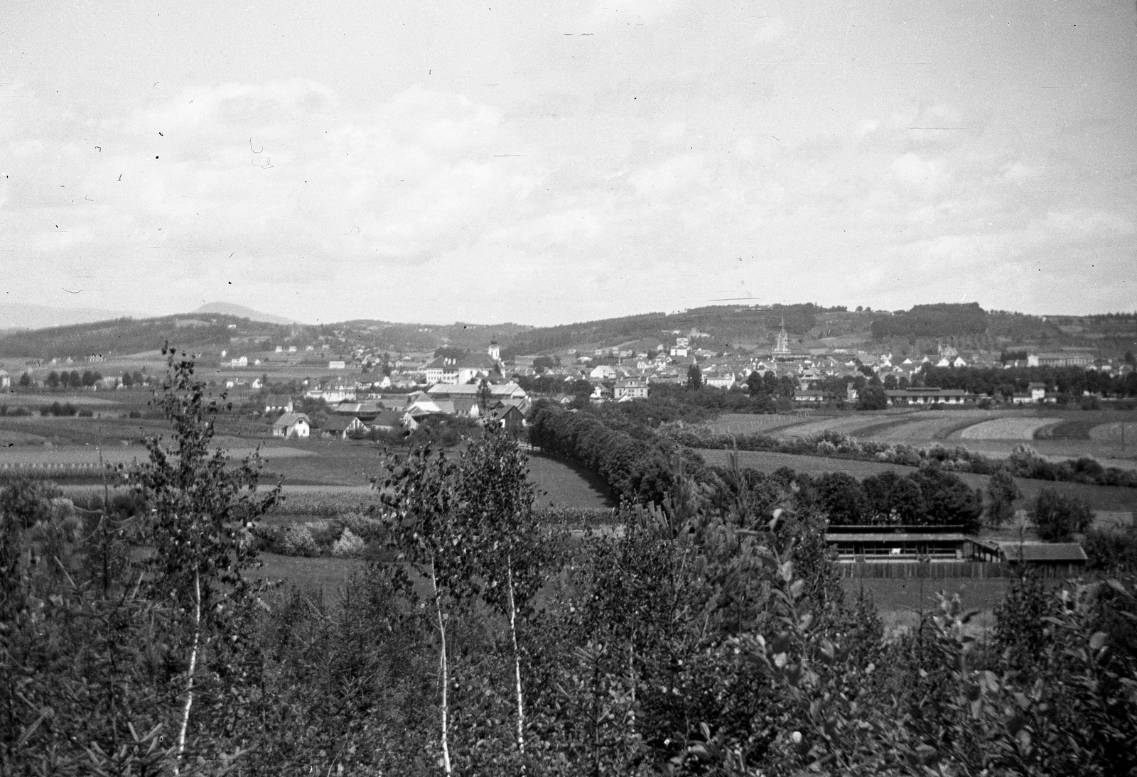 Austria, Gleisdorf, a város látképe dél felől., 1934, Romák Éva, cityscape, picture, Fortepan #74789