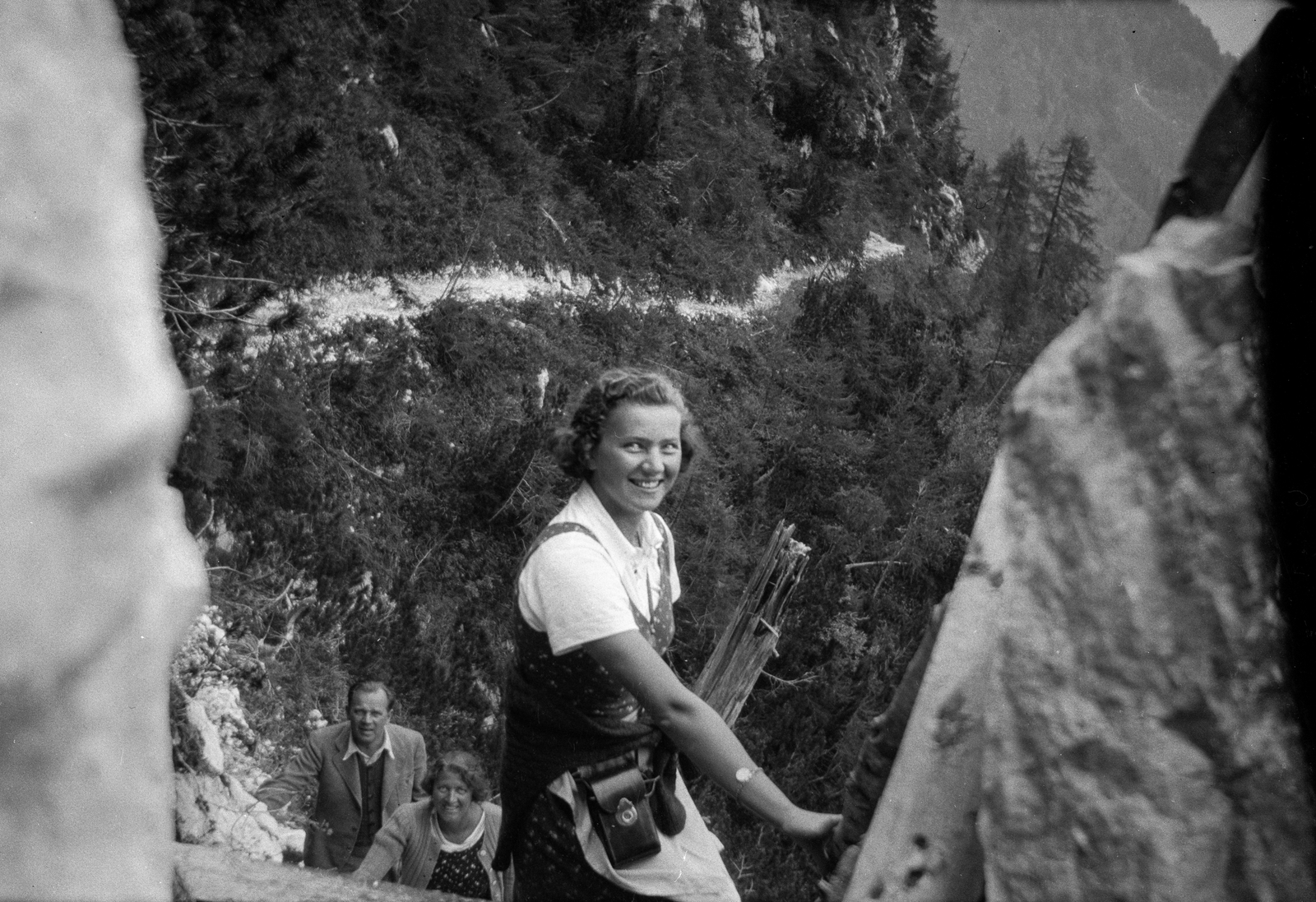 1936, Romák Éva, Mountaineering, Fortepan #74818